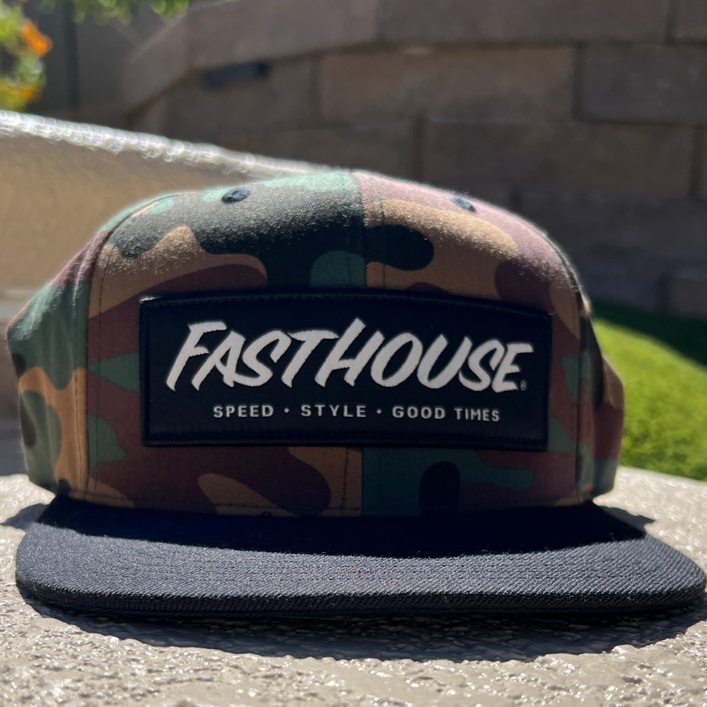 Fasthouse Camouflage Snapback Hat